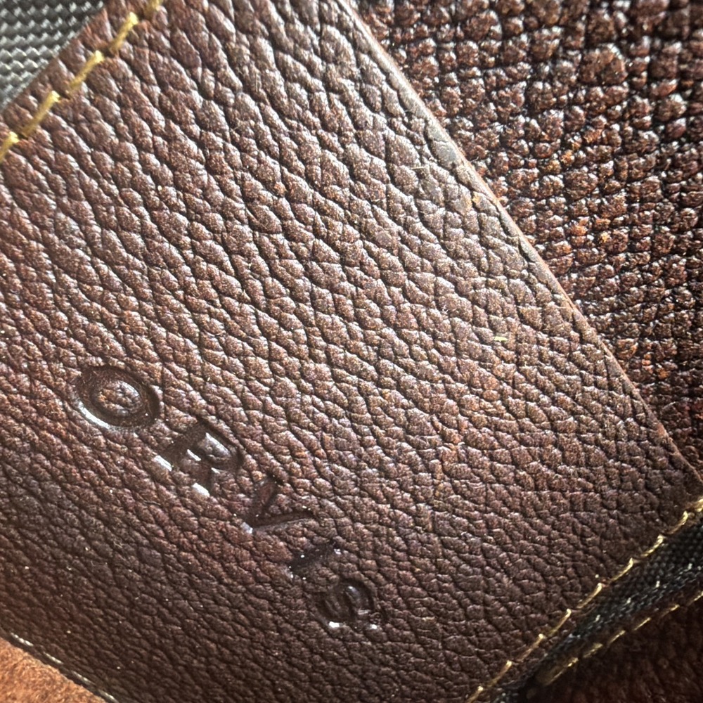 Vintage Orvis Leather Briefcase Attache Messenger Laptop Bag Brown Shoulder - Picture 13 of 16